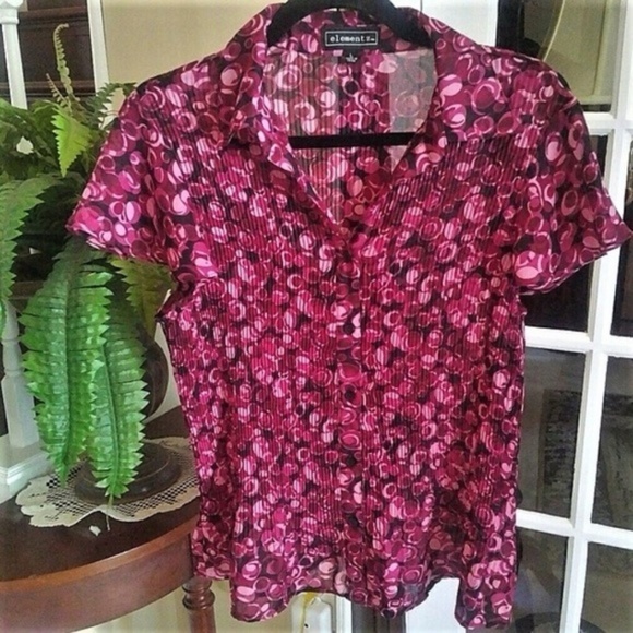 Elementz Mini-Pleat Blouse - Picture 1 of 3